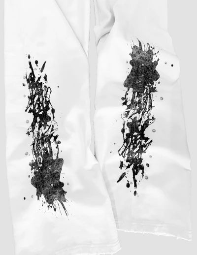 #thrashstar Sweatpants - White