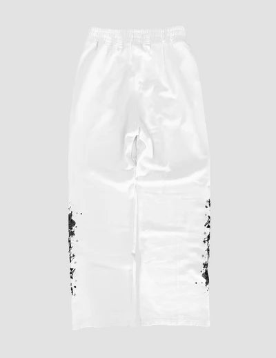 #thrashstar Sweatpants - White